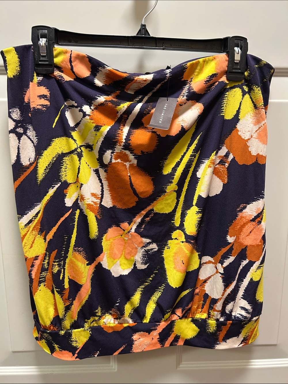 Outback Red Floral Tube Top - Purple with Yellow & Orange Accents